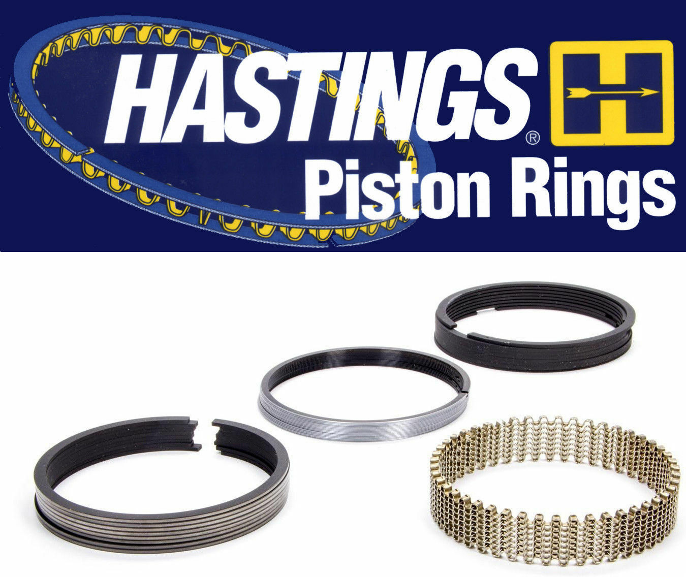 Hastings 2C4713 Piston Rings Toyota 2JZ-GTE 86mm Standard Supra MKIV JZA80
