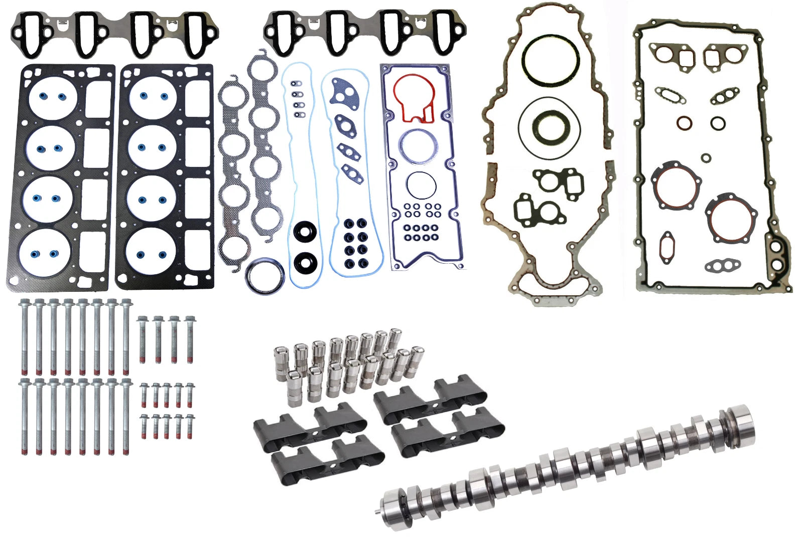 Enginetech GM 5.3 AFM Lifter Removal kit - Cam, Lifters, Gaskets, Trays, Bolts