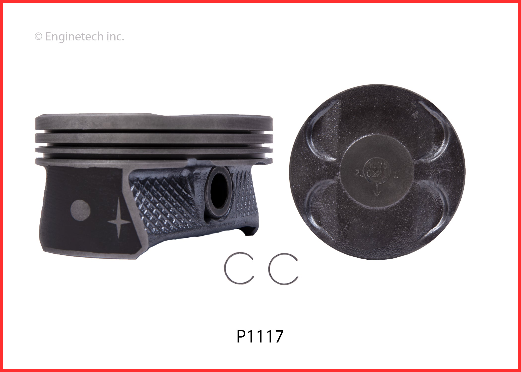 Enginetech Jeep 3.6L Pentastar V6 Pistons and Ring Kit 2011-2017