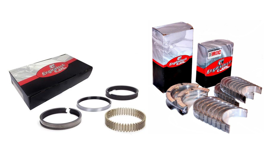 Main & Rod Bearings w/ Piston Rings for Ford 351W 5.8L 1977-1993