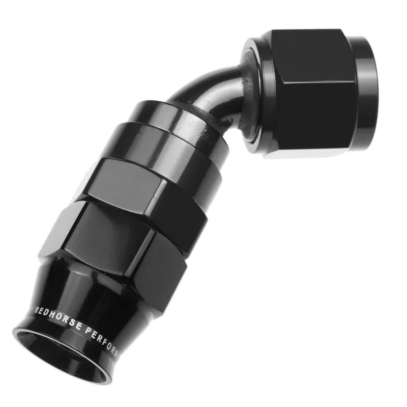 Redhorse 1260-12-2 PTFE Swivel Hose End Black -12AN 60 Degree Hose End