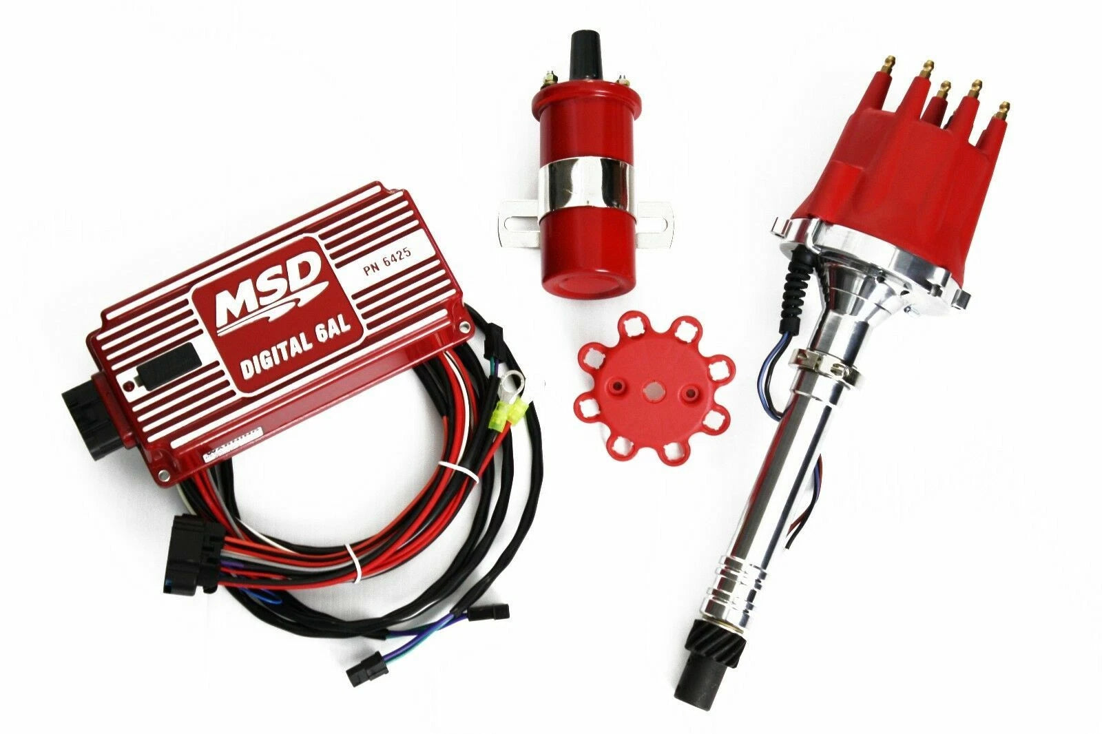 MSD Ignition 6AL Box w/ TSP Pro Billet Distributor & Coil Dodge 318 360