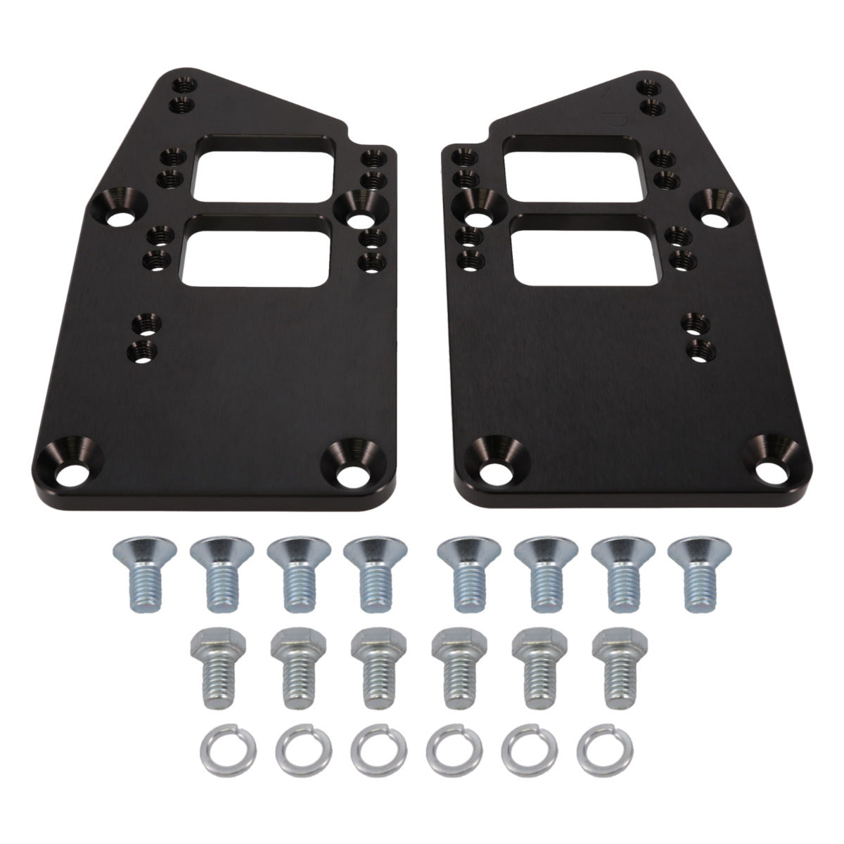 LT LT1 TO SBC Engine Swap Bracket Conversion for Motor Mounts 2014-UP BLACK