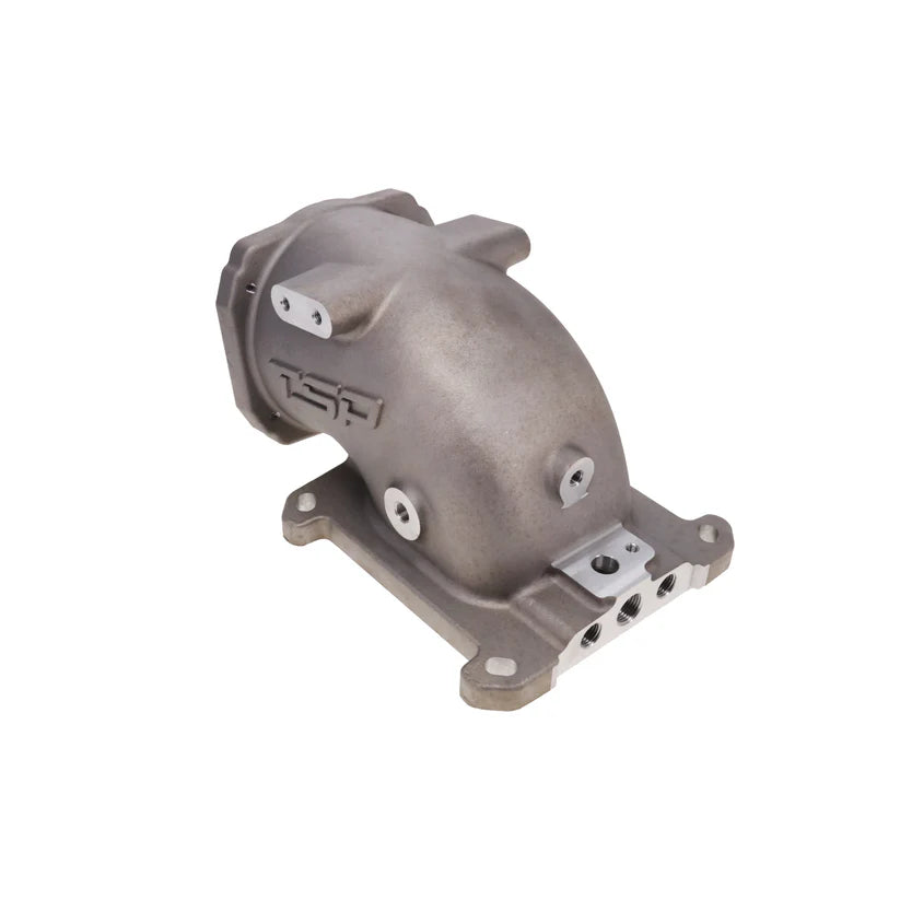 TSP GM LS 105mm Cast Aluminum Throttle Body Elbow with 4150 Flange - Satin