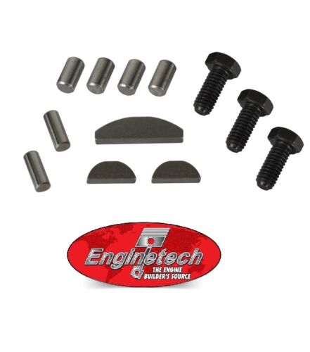 Head Dowel Pins Camshaft Bolts Crankshaft Key - Chevrolet SBC 305 327 350 400