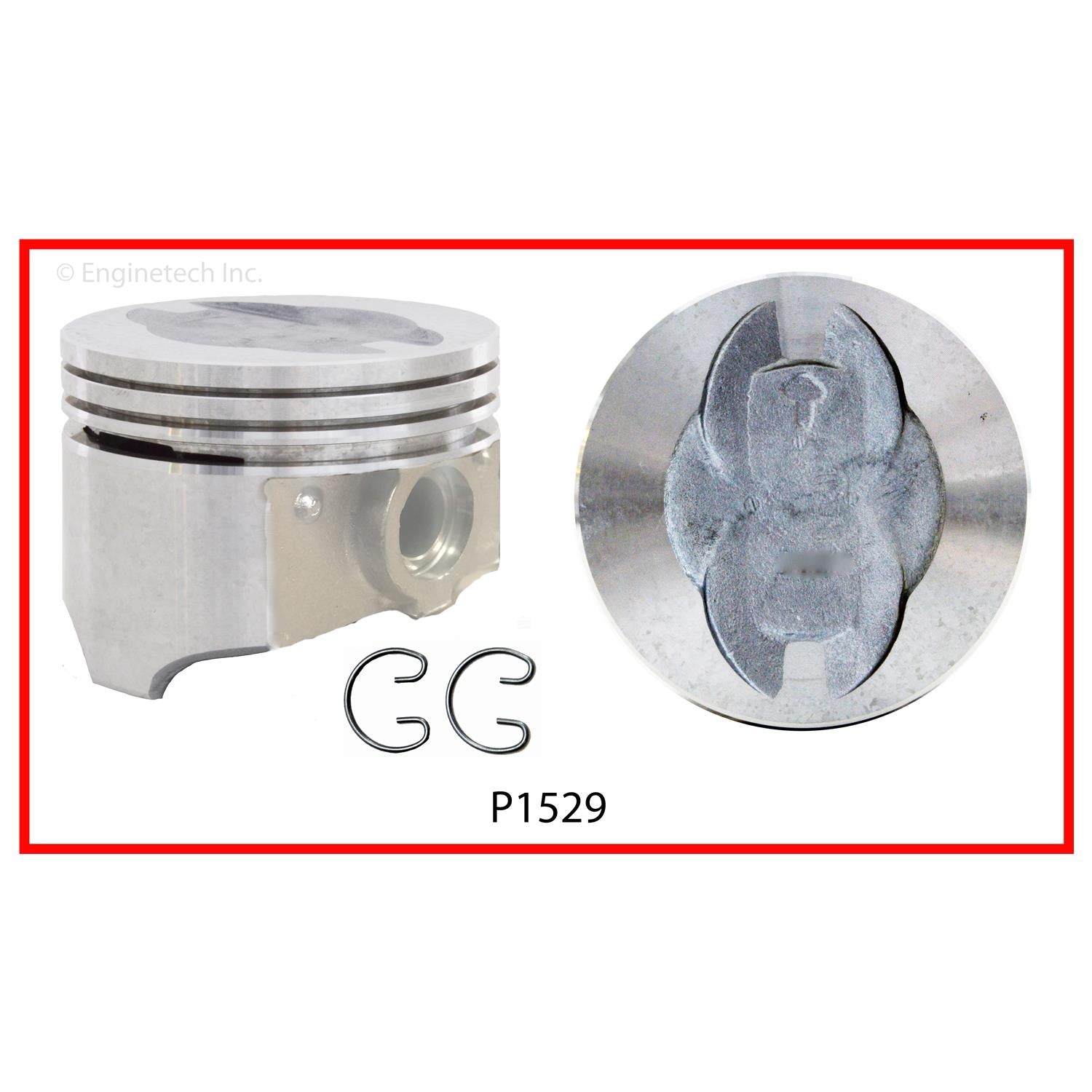 Enginetech Ford FE 390 Pistons & Ring Kit 1966-1976 .030